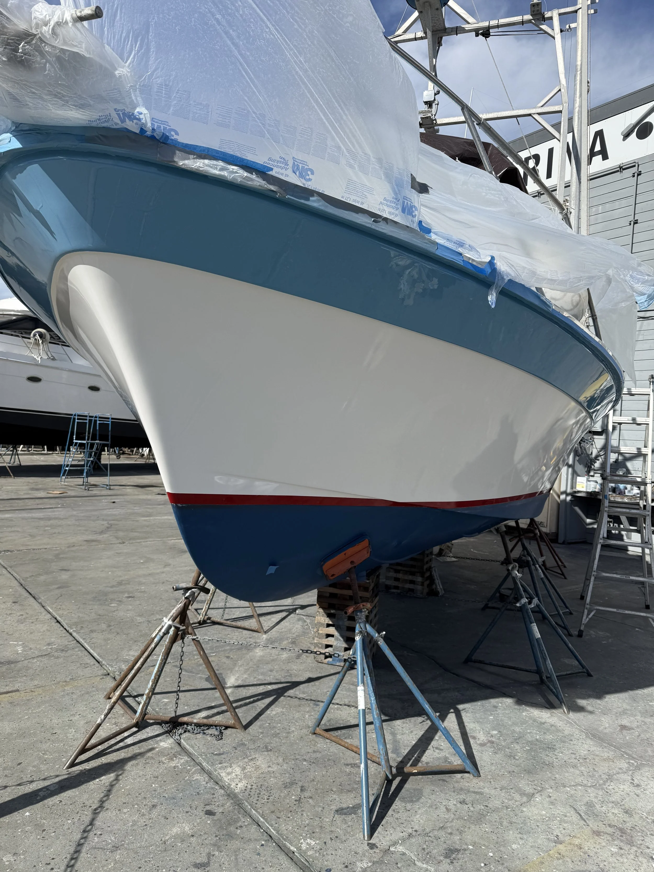 Custom Paint Job: Motorboat