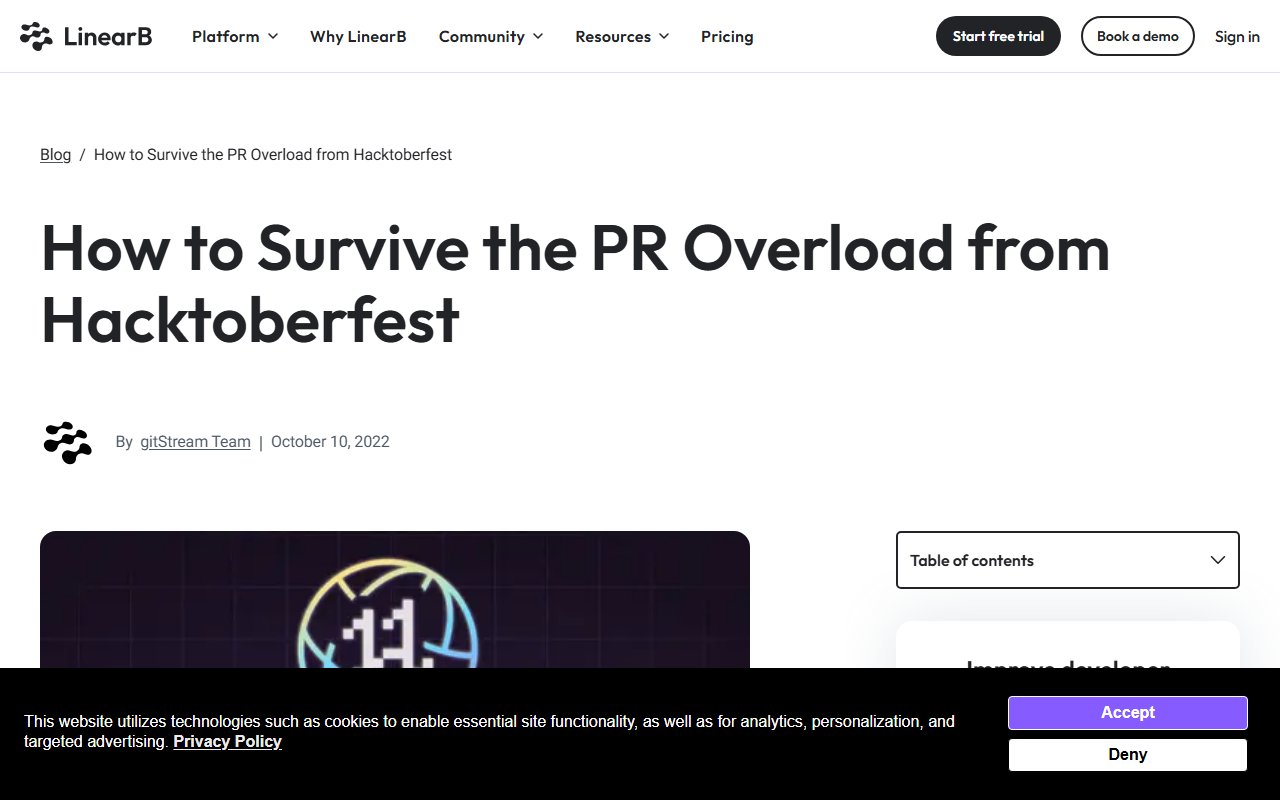 How to Survive the PR Overload from Hacktoberfest