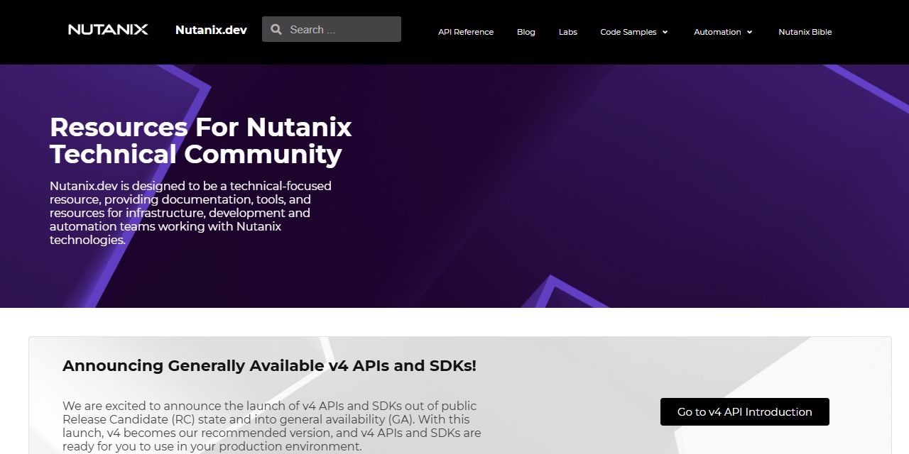 Nutanix.dev